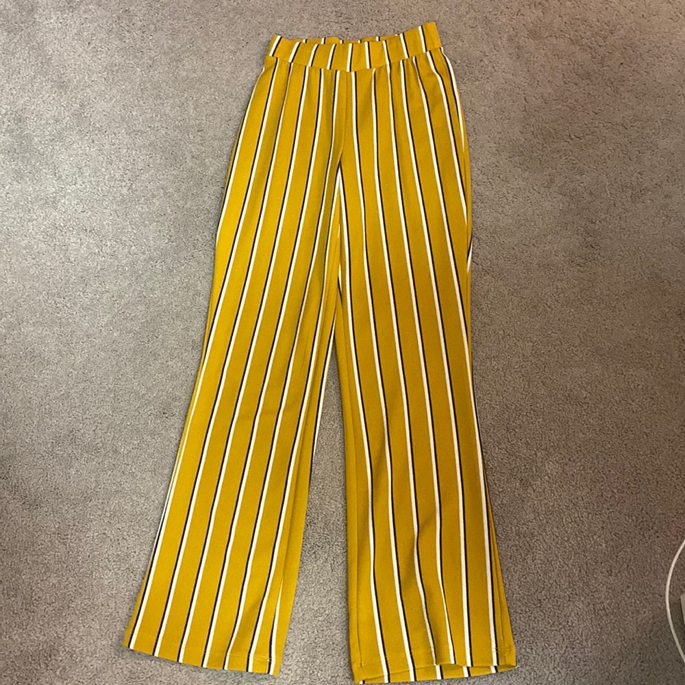 Yellow cotton on pants